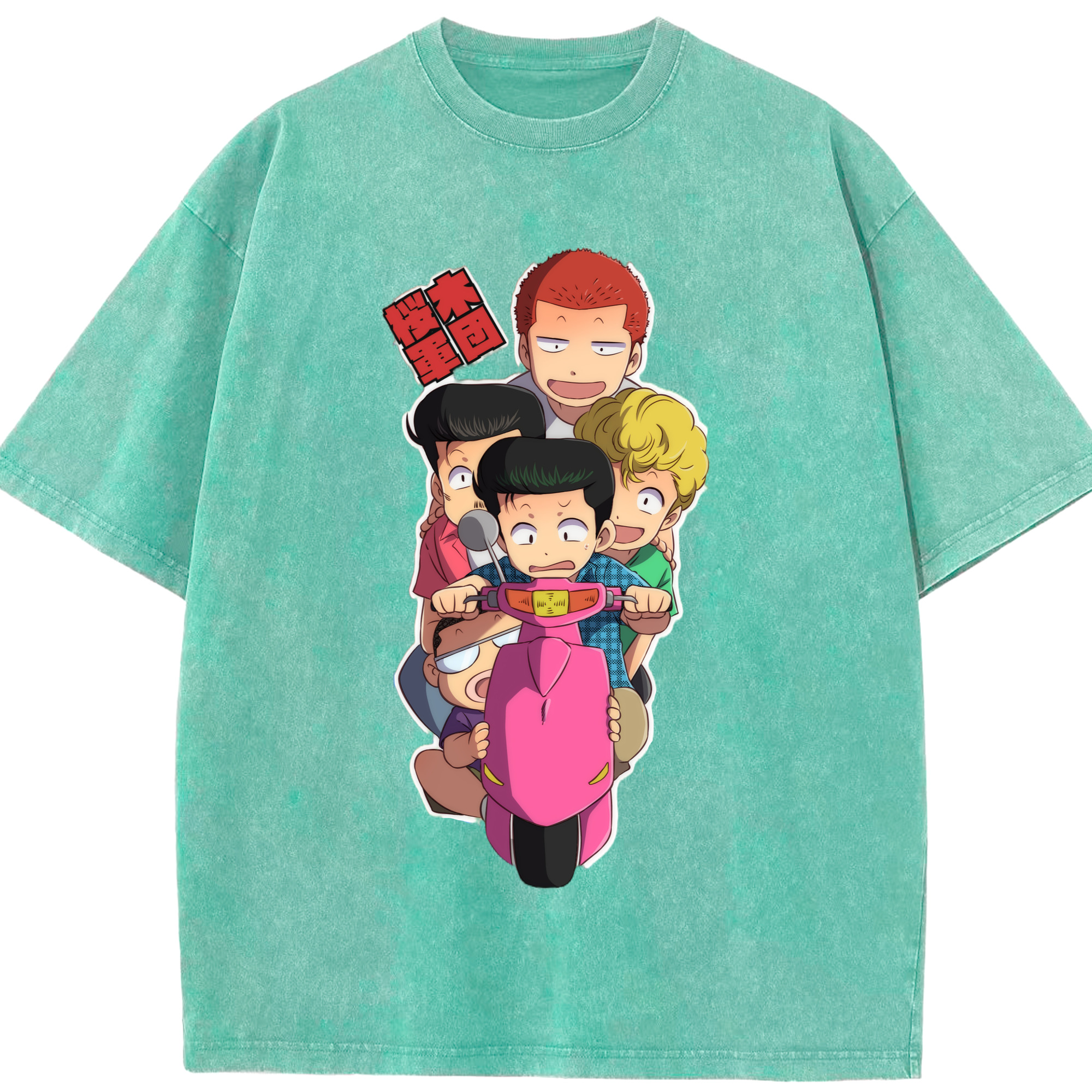 （画像用） SLAM DUNK／スラムダンク 綿100% ヴィンテージ風 半袖Tシャツ（フロントプリント）